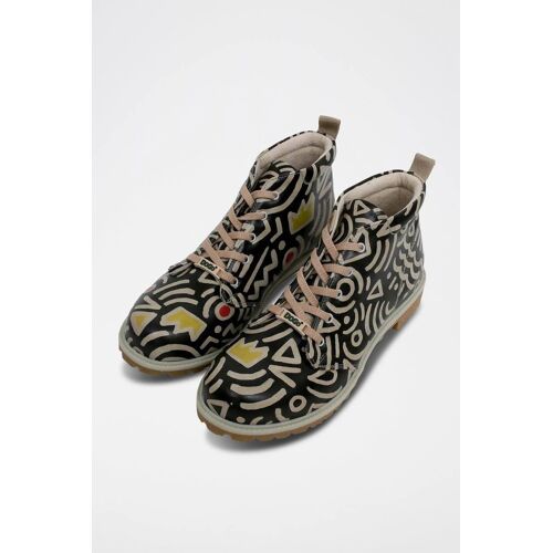 Chaussures Boots Abstract Outline Multicolore