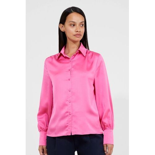 Chemisier Satin - Rose (Uk) 10 Rose