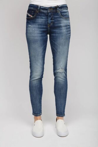 Jean Skinny 2017 Slandy - Bleu Foncé 26 (Us) Bleu