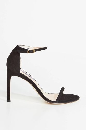 Sandales Talons En Cuir Noirnoir/beige