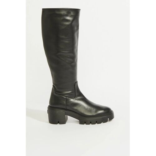 Bottes En Cuir - Noir 9,5d (Us) Noir