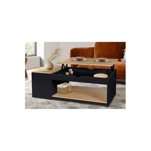 Table basse relevable Elina - et - 110 x 45 x 60 cm