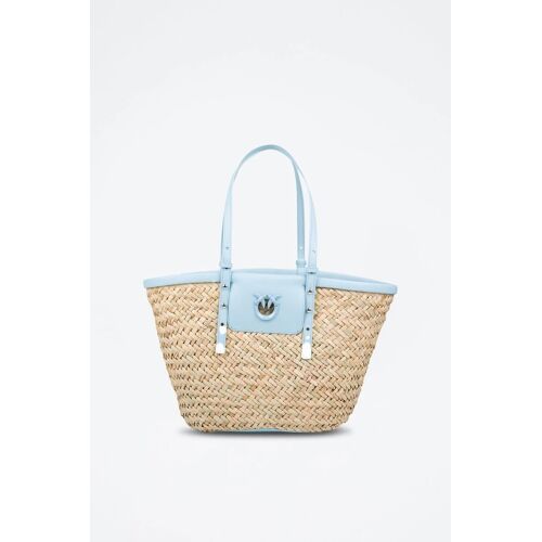 Cabas en cuir Love Summer - Bleu ONESIZE