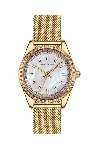 Montre À Quartz En Acier Et Nacre Tirana