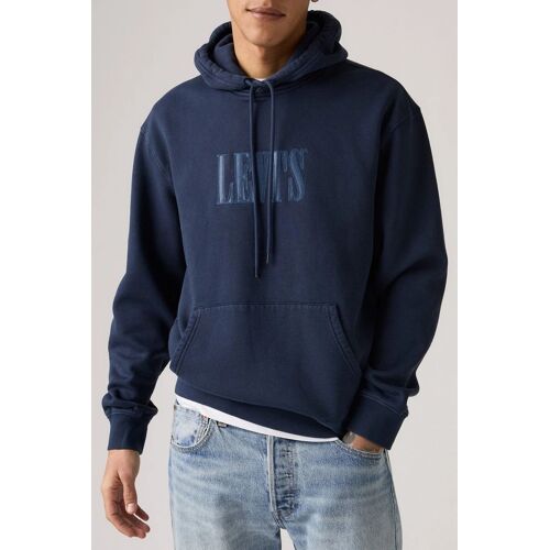 Sweat Relaxed À Capuche - Bleu Marine S