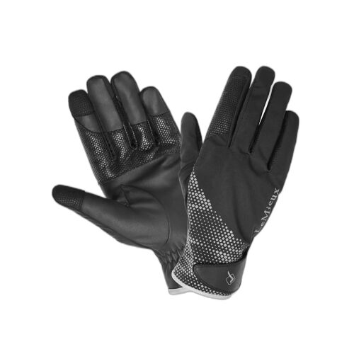 Gants D'équitation Imperméable En Cuir Femme Lemieux