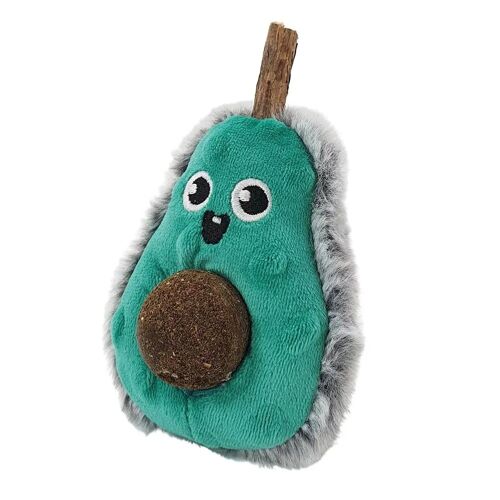 Jouet Peluche Pour Chat Avocat Avec Stick En Matatabi Et Boule D'herbe Nobby Pet