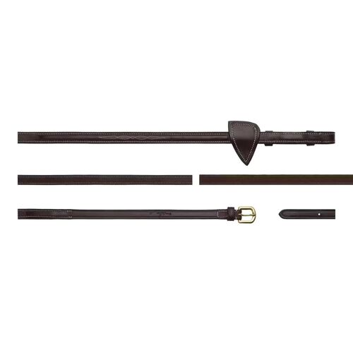 Rênes Pour Cheval Cuir Dy'on 1/2