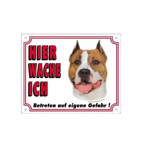 Panneau Affichage Pour Chien Nobby Pet American Staffordshire Terrier