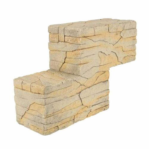 Abri pour reptiles bloc de construction rocheux Terra Della Combo 3