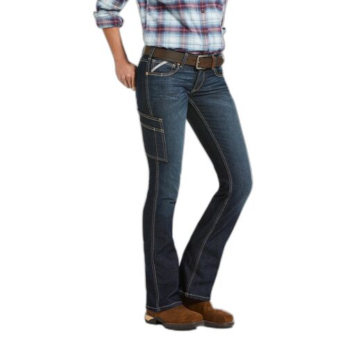 Jeans Jambe Semi-Évasée Femme Ariat Rebar Durastretch