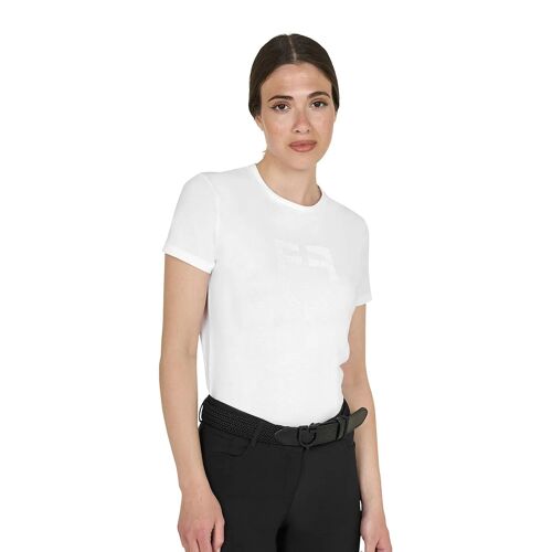T-Shirt En Coton Avec Logo Femme Equestro