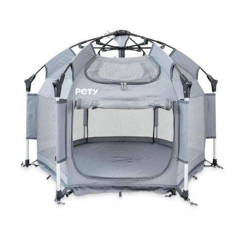 Parc Pour Chien Avec Tapis De Sol Pety
