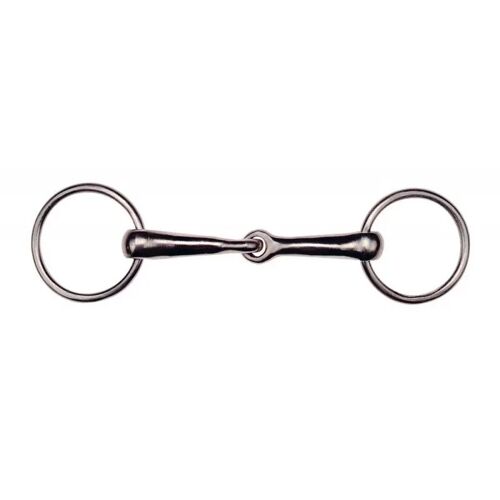 Mors 2 Anneaux En Acier Nickelé Pour Cheval Feeling Mors
