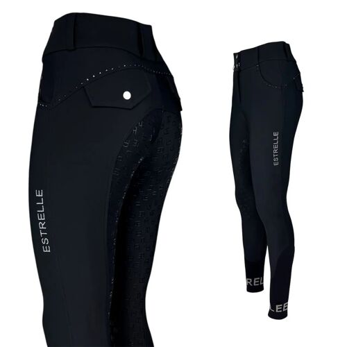 Pantalon Équitation Full Grip Simili Cuir Femme Estrelle Equestrian Signature Sk