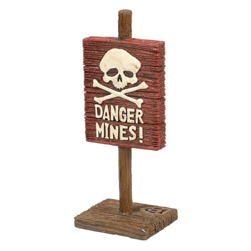 Panneau D'avertissement Danger Mines Aqua Della