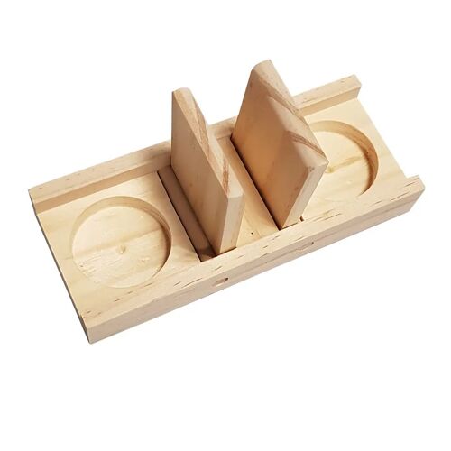 Jouet Pour Rongeurs Et Lapins En Bois Duvoplus Sniffle `N Snack Puzzle Dan