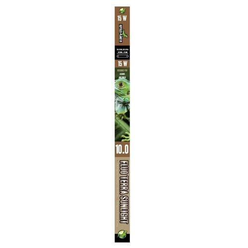 Tube Fluorescent Pour Terrarium Reptiles Planet Terra Sunlight T8 10.0