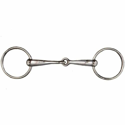 Mors De Filet Simple Brisé En Inox Embouchure Moyenne Tattini