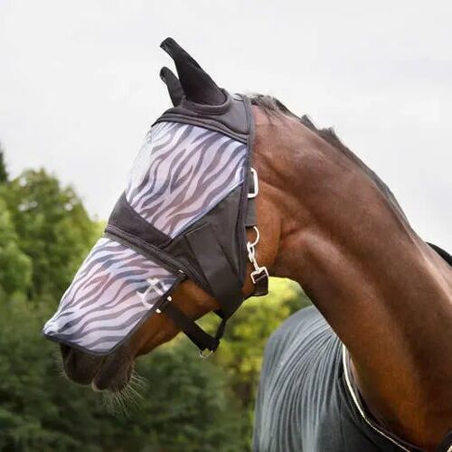 Masque Anti-Mouches Pour Cheval Horze Zebra