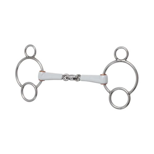 Mors 3 Ou 4 Anneaux Pour Cheval Avec Double Brisure Beris