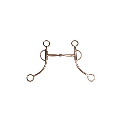 Mors Western Snaffle Pour Cheval À Joues Relâchées En Acier Inoxydable Pool's