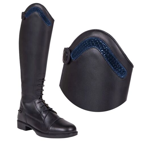 Accessoire De Bottes Équitation Femme Qhp Jaimy Croco