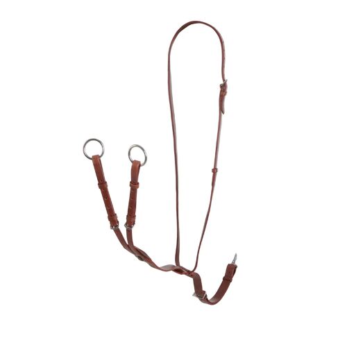 Martingale Pour Cheval En Cuir Durable Equestro Melissa