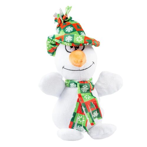 Jouet Peluche Pour Chien Bonhomme De Neige Max Duvoplus Xmas