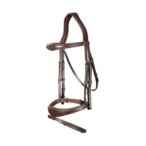 Bridon Équitation Muserolle Combinée Anatomique Dy'on