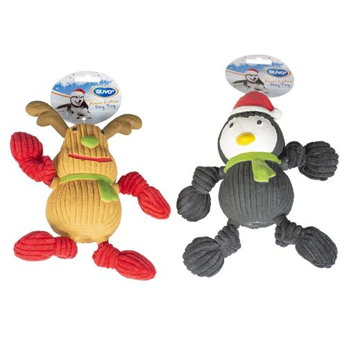 Jouet Pour Chien Renne Et Pingouin Duvoplus Xmas