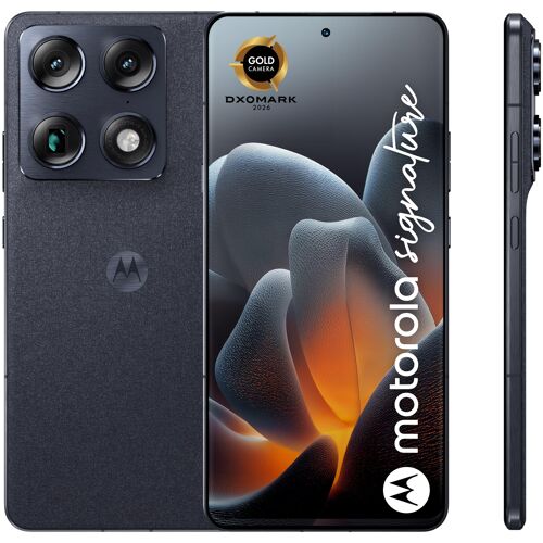 Motorola signature 6.78" Double SIM Android 16.0 5G USB Type-C 12 Go 256 Go 5200 mAh Bleu foncé
