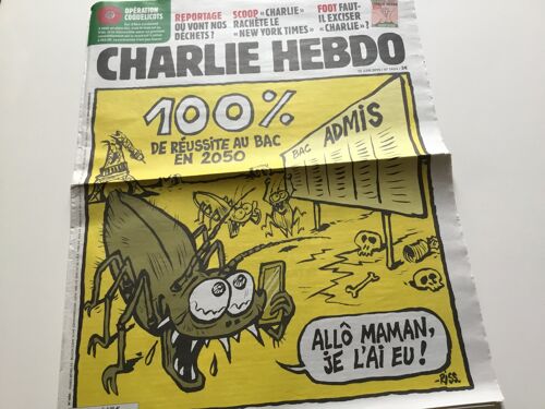 Charlie Hebdo N° 1404 / 100% De Réussite Au Bac En 2050.