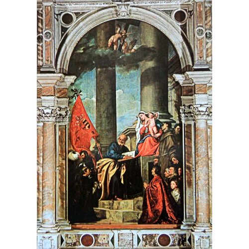 Titien Lot 2 Cartes Postales Tableaux Peinture