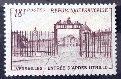 Versailles - Entrée D'Après Utrillo - 18f Brun (Superbe N° 939) Obl - France Année 1952 - Brn83 - N23201