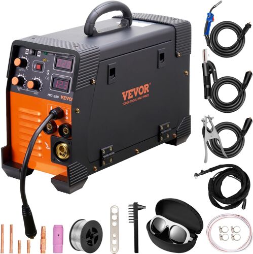 VornixorSarlshopPoste à Souder MIG, 250 A, Machine de Soudage Portable Multi-processus MIG MMA TIG 3 en 1 Soudeur pour Acier au Carbone Fer Acier Inox