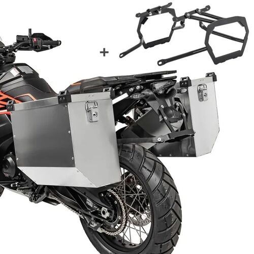 Valises Latérales Alu Pour Royal Enfield Himalayan 410 17-25 Atlas 34-40l Support