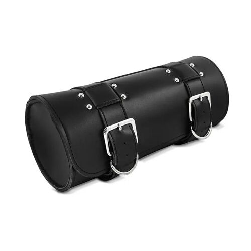 Sacoche À Outils Ronde Pour Moto Custom Retro Scrambler Craftride Tr2 Noir