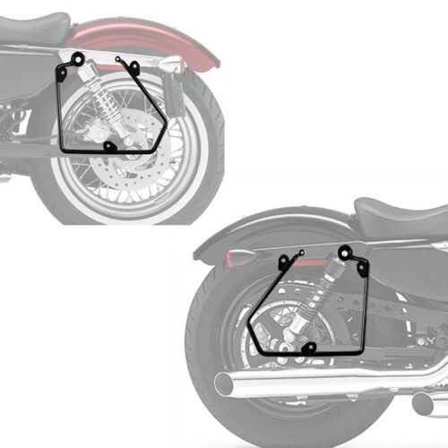 Support Ecarteur De Sacoches Compatible Avec Harley Davidson Sportster 95-15 Gauche Shl Craftride + Support Ecarteur De Sacoches