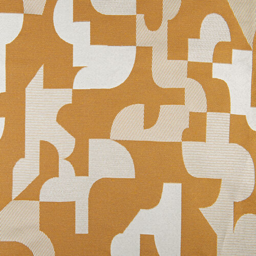 Tissu Au Mètre Jacquard Géométrique Texturé Rétro