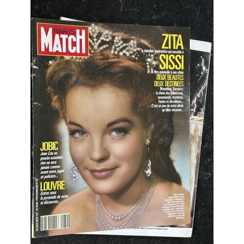 Paris Match N° 2079 30 Mars 1989 Romy Schneider Zita Sissi Cover + 18 P. - Elton John - Charlton Heston - 132 Pages