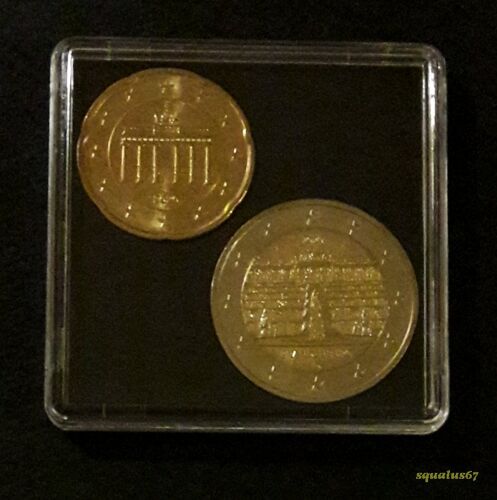 Lot 2 Euro Palais De Sanssouci + 20 Euro Cent Porte De Brandebourg 2020 F Sup (Stuttgart)