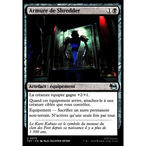 Armure De Shredder - Magic - Les Tortues Ninja Vf - U - 75