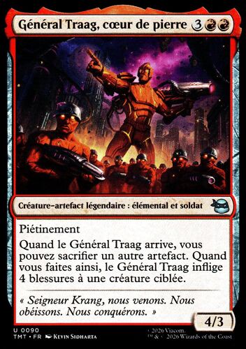Général Traag Coeur De Pierre - Magic - Les Tortues Ninja Vf - U - 90