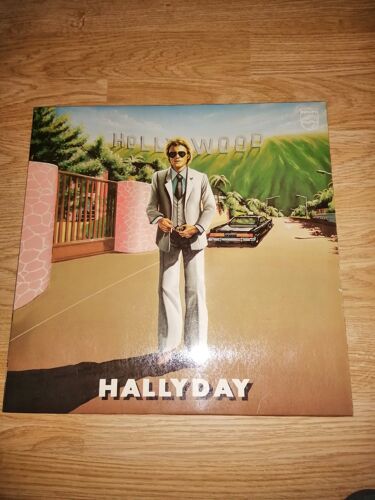 Disque Vinyle Johnny Hallyday Lp Hollywood : Album Original 1979