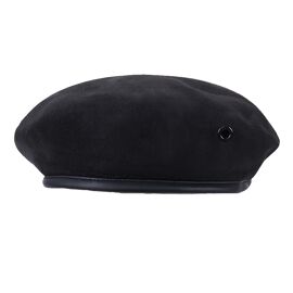 Béret Militaire, Taille Réglable, Noir