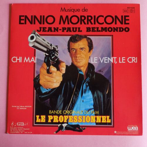 💿 Vinyle 45 Tours - Ennio Morricone : "Le Professionnel" (1981)