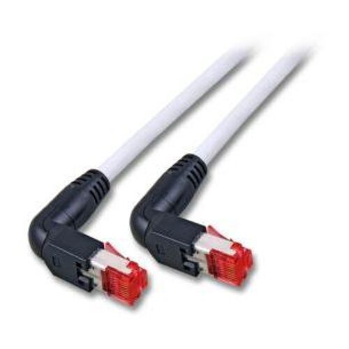 EFB Elektronik RJ45 90°S/STP Cat6 câble de réseau Gris 0,5 m Cat7 S/FTP (S-STP)