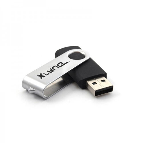 xlyne Swing SWG lecteur USB flash 64 Go USB Type-A 2.0 Noir et Argent