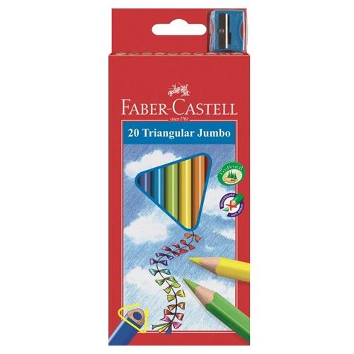Faber-Castell Jumbo 20 pièces